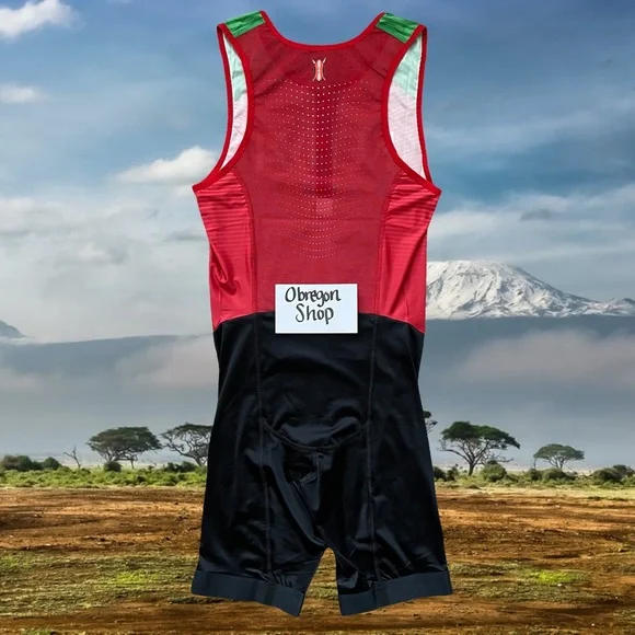 MADE IN USA KENYA SPEEDSUIT SINGLET MENS SIZE TRACK AND FIELD OLYMPIC AFRICA - Picture 2 of 8